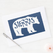 Sticker Rectangulaire Ours sierras (Enveloppe)