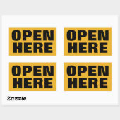 STICKER RECTANGULAIRE OUVERT (Feuille)