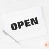 STICKER RECTANGULAIRE OUVERT (Enveloppe)