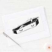 Sticker Rectangulaire Ouverture du café