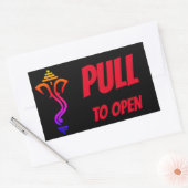 Sticker Rectangulaire OUVRIR LA PORTE DE Ganesha (Enveloppe)