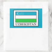 Sticker Rectangulaire Ouzbékistan (Sac)