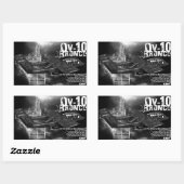 Sticker Rectangulaire OV-10 Bronco (Feuille)