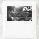 Sticker Rectangulaire OV-10 Bronco (Sac)