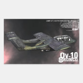Sticker Rectangulaire OV-10 Bronco (Devant)