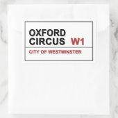 Sticker Rectangulaire Oxford Circus (Sac)