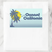 Sticker Rectangulaire Oxnard Californie (Sac)