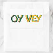 Sticker Rectangulaire Oy Vey (Sac)