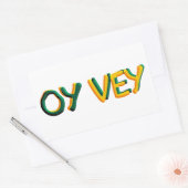 Sticker Rectangulaire Oy Vey (Enveloppe)