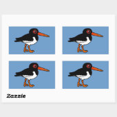 Sticker Rectangulaire Oystercatcher eurasien (Feuille)
