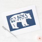 Sticker Rectangulaire Ozarks Bear (Enveloppe)