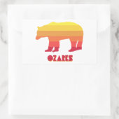 Sticker Rectangulaire Ozarks Bear (Sac)