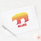 Sticker Rectangulaire Ozarks Bear (Enveloppe)