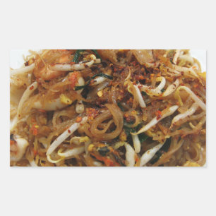 Sticker Rectangulaire Pad Thai [ผั ด ไ ท ย] Thailand Street Food