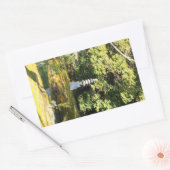 Sticker Rectangulaire Pagode au serpent blanc / Hakuja No Tsuka (Enveloppe)