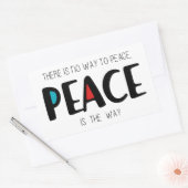 Sticker Rectangulaire Paix 2 (Enveloppe)