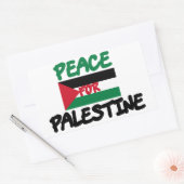 Sticker Rectangulaire Paix pour la Palestine (Enveloppe)