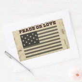 Sticker Rectangulaire Paix Recherchée (Enveloppe)