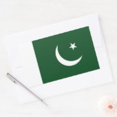 Sticker Rectangulaire Pakistan (Enveloppe)