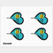 Sticker Rectangulaire palau (Feuille)