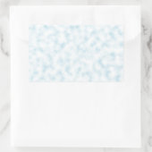 Sticker Rectangulaire Pale Blue and White Abstract (Sac)