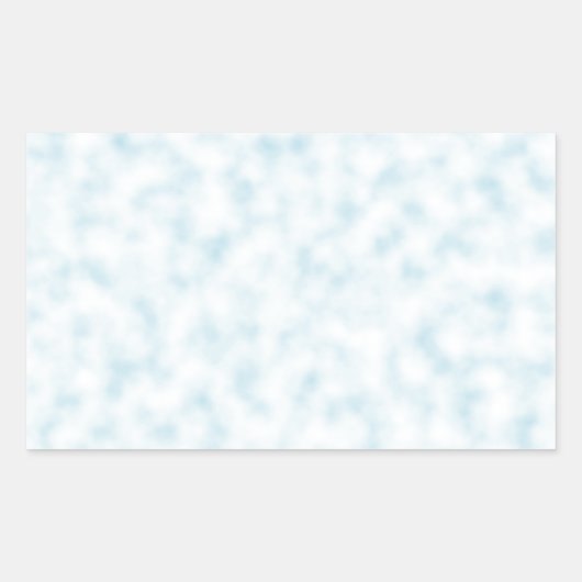 Sticker Rectangulaire Pale Blue and White Abstract (Devant)
