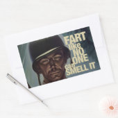 Sticker Rectangulaire Pâle comme personne ne peut le sentir (Enveloppe)