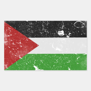 Sticker Rectangulaire Palestine - Drapeau libre Palestine