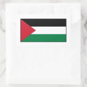 Sticker Rectangulaire Palestine - Drapeau palestinien (Sac)