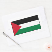 Sticker Rectangulaire Palestine - Drapeau palestinien (Enveloppe)