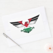 STICKER RECTANGULAIRE PALESTINE LIBRE - AILES DE LIBERTÉ (Enveloppe)