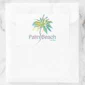 Sticker Rectangulaire Palm Beach, Floride (Sac)