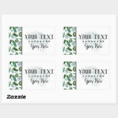 Sticker Rectangulaire Palmier de feuillage tropical Feuilles et verdure  (Feuille)