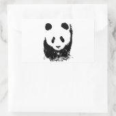 Sticker Rectangulaire Panda (Sac)