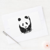 Sticker Rectangulaire Panda (Enveloppe)