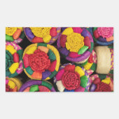 Sticker Rectangulaire Paniers en osier mexicain authentiques (Devant)