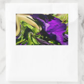 Sticker Rectangulaire Panique violette (Sac)