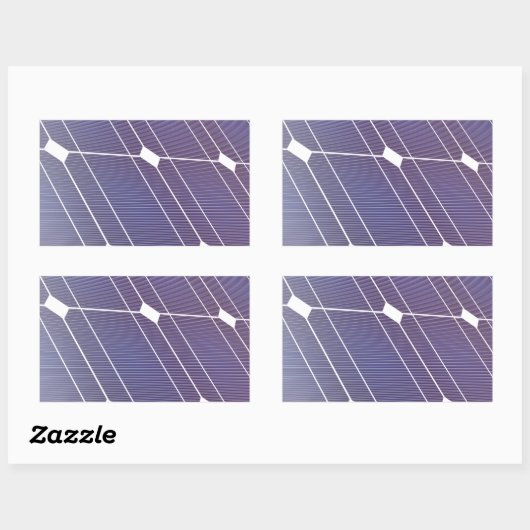 Sticker Rectangulaire Panneau solaire (Feuille)