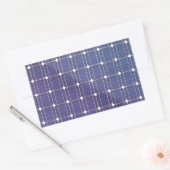 Sticker Rectangulaire Panneau solaire en blanc (Enveloppe)
