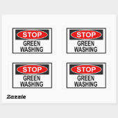 Sticker Rectangulaire Panneau Stop Greenwash (1) (Feuille)