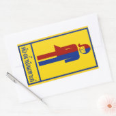Sticker Rectangulaire Panneau thaïlandais ⚠ toilettes Ladyboy ⚠ (Enveloppe)