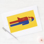 Sticker Rectangulaire Panneau thaïlandais ⚠ toilettes Ladyboy ⚠ (Enveloppe)