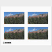 Sticker Rectangulaire Panorama de Red Rocks à Sedona Arizona (Feuille)