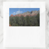 Sticker Rectangulaire Panorama de Red Rocks à Sedona Arizona (Sac)