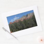 Sticker Rectangulaire Panorama de Red Rocks à Sedona Arizona (Enveloppe)