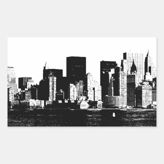 Sticker rectangulaire panoramique New York City (Devant)