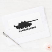 Sticker Rectangulaire panzerfahrer (Enveloppe)
