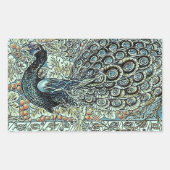 Sticker Rectangulaire Paon (Devant)