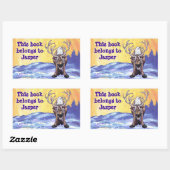 Sticker Rectangulaire Papeterie de rennes (Feuille)