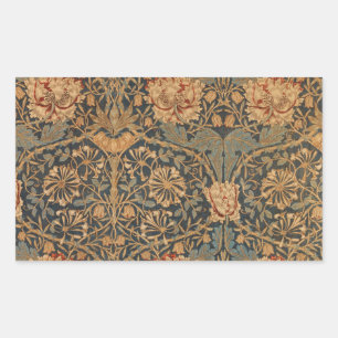 Sticker Rectangulaire Papier peint riche de chèvrefeuille de William Mor